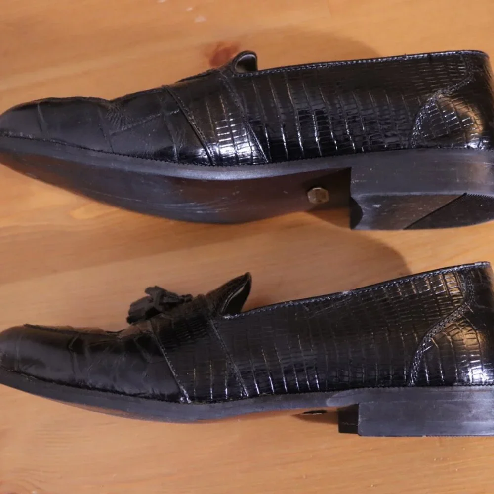 Stacy Adams Genuine Snakeskin Loafer Men’s Size 10